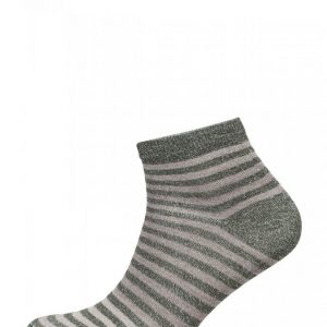 Decoy Ladies Sock W. Lurex Stripes Nilkkasukat