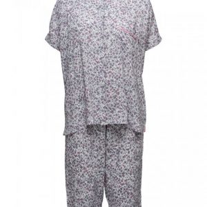 Dkny City Break S/Sl Top & Capri Set Pyjama