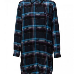 Dkny Plaid Town L/S Boyfriend Shirt Yöpaita