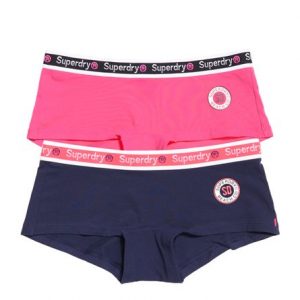 Superdry Beach Sport Bokserit 2 Kpl Pakkaus Vaaleanpunainen