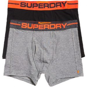 Superdry Sport Bokserit 2 Kpl Pakkaus Musta