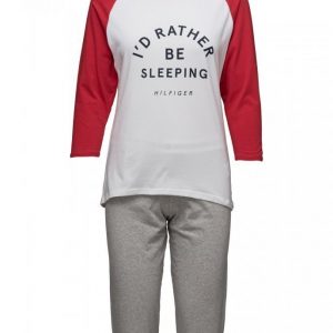 Tommy Hilfiger Cotton Iconic Set 3/4 Slv Print Pyjama